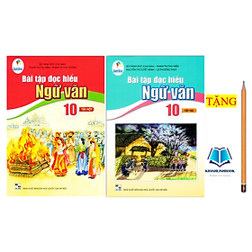 Sách - Combo Bài tập đọc hiểu Ngữ văn 10 - Tập 1 + 2 ( Cánh Diều )