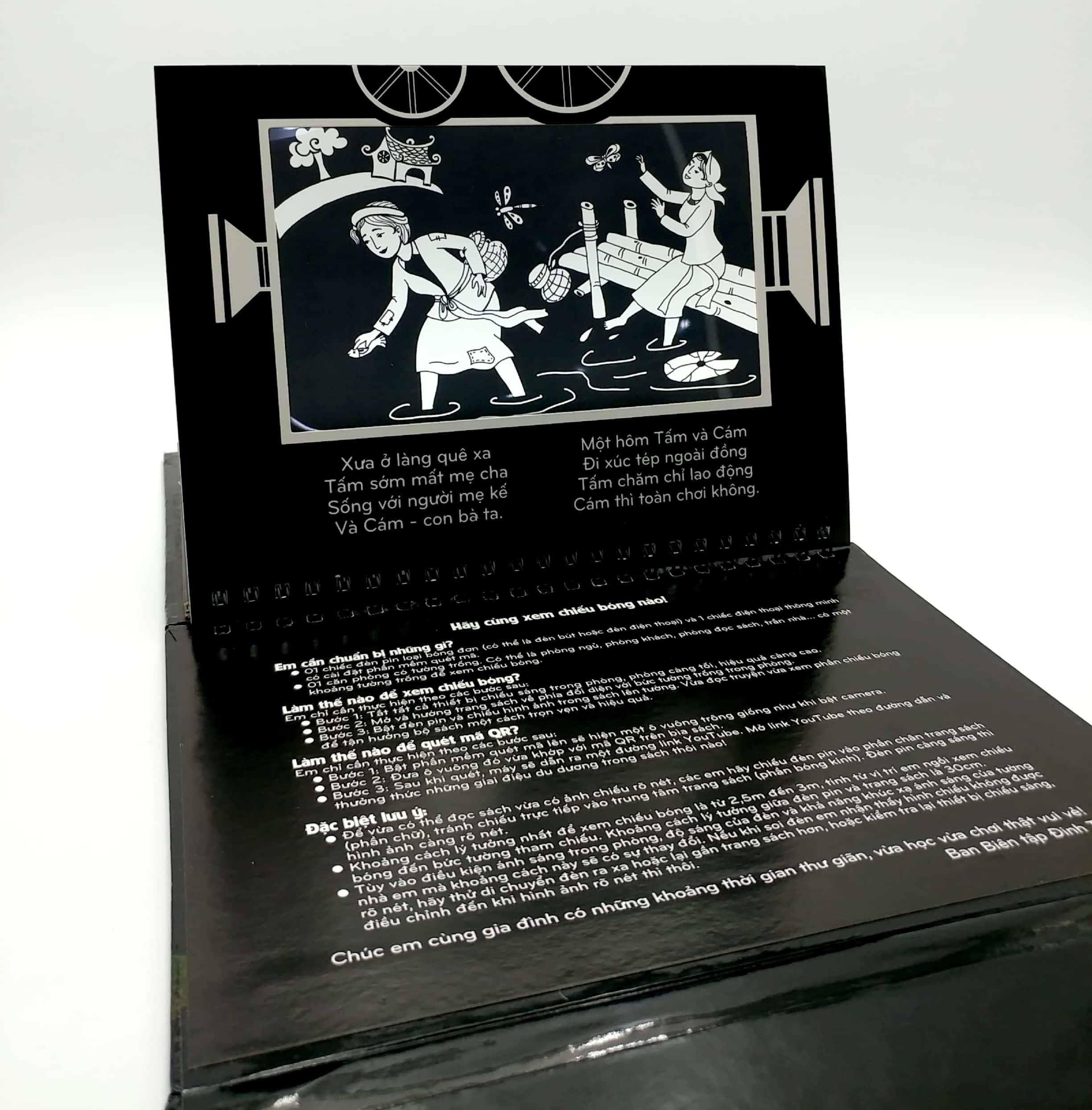 Sách Tương Tác - Sách Chiếu Bóng - Cinema Book - Rạp Chiếu Phim Trong Sách - Tấm Cám