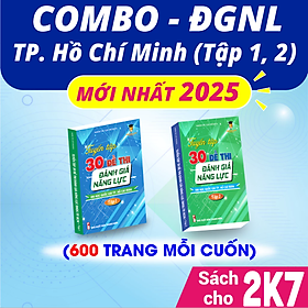 Combo - Sách Tuyển tập 30 đề thi đánh giá năng lực Đại học Quốc gia TP Hồ Chí Minh (2 cuốn) - 2025 cho 2k7 VietJack
