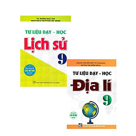 Sách - Tư Liệu Dạy - Học - Lịch Sử 9 + Địa Lí 9 - Dùng Chung Cho Các Bộ Sgk Hiện Hành - Hồng Ân