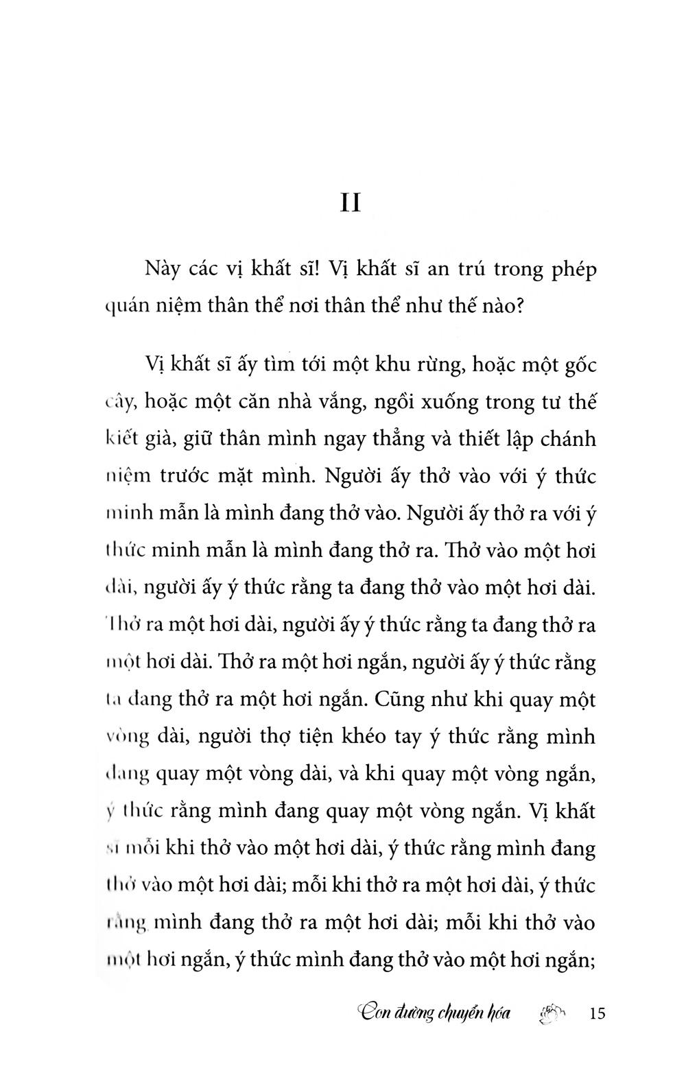 Con Đường Chuyển Hóa - Kinh Bốn Lĩnh Vực Quán Niệm (Tái Bản)