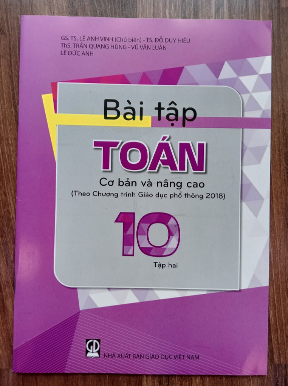 Sách - Combo Bài tập toán 10 - tập 1 + 2 cơ bản và nâng cao (Theo Chương trình Giáo dục phổ thông 2018)