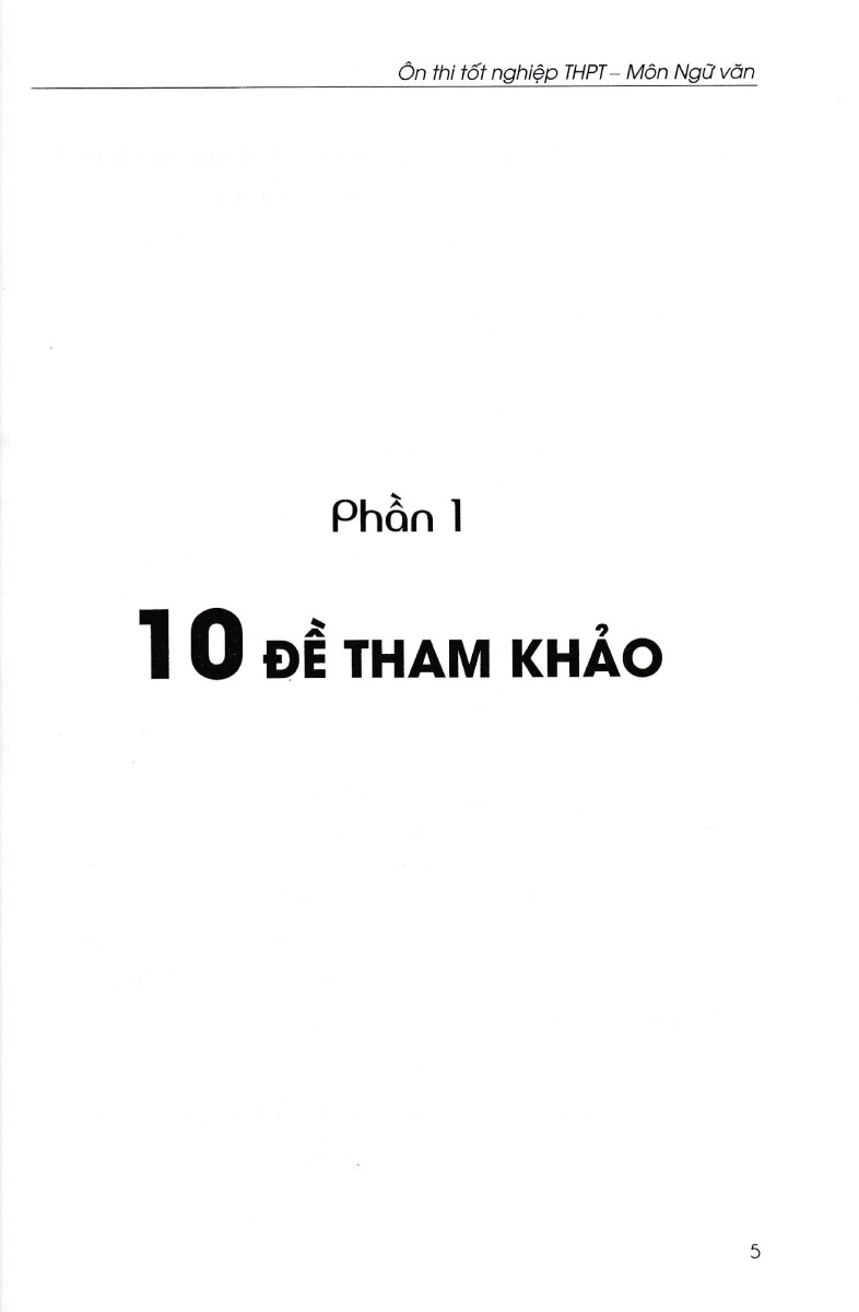 Ôn Thi Tốt Nghiệp THPT Môn Ngữ Văn _GDSG