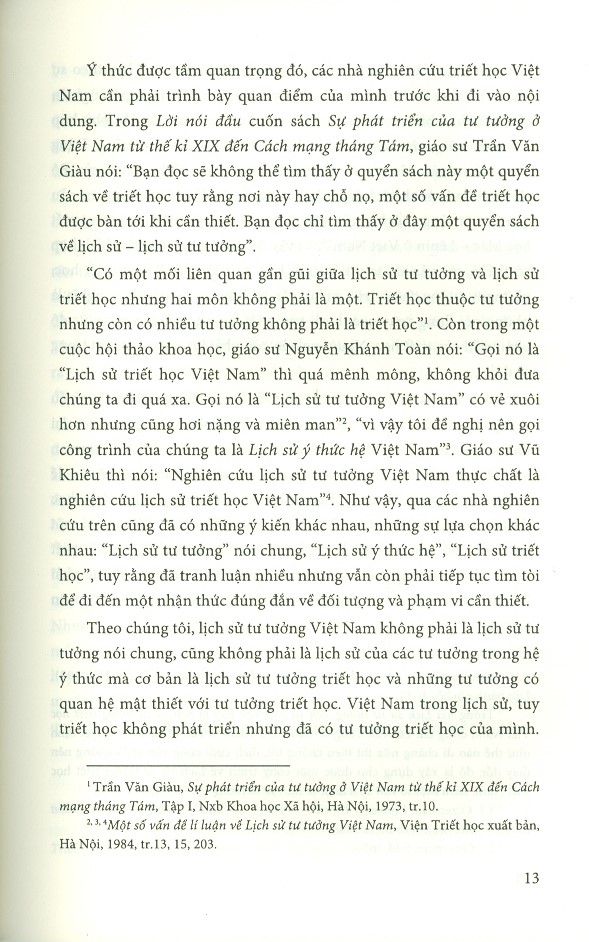 Lịch Sử Tư Tưởng Việt Nam - Tập 1