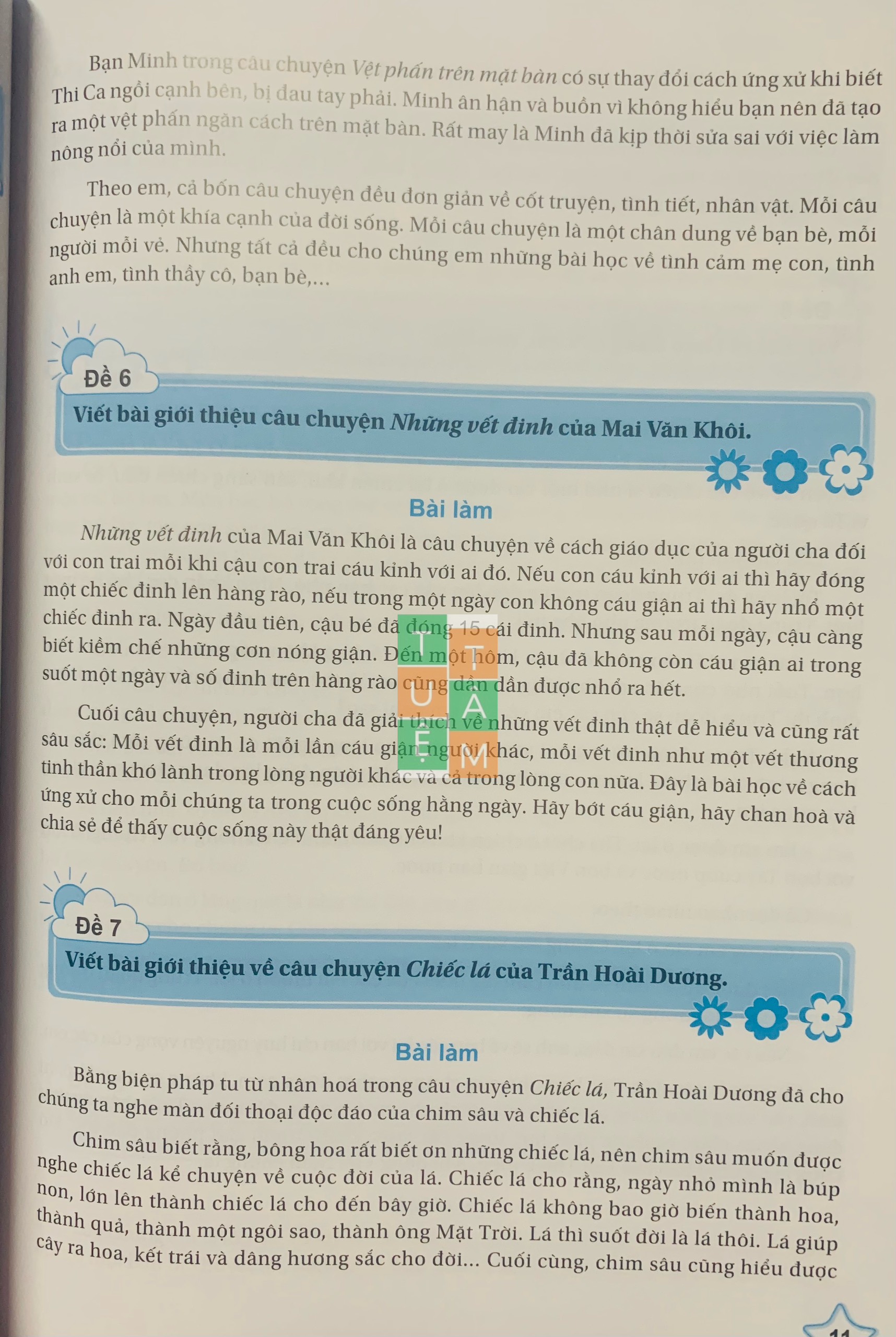 Sách - Những bài làm văn mẫu lớp 4 (Cánh diều)