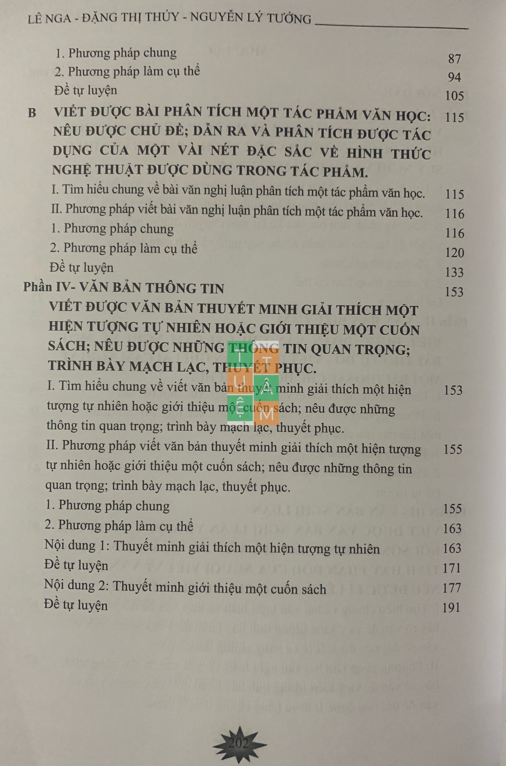 Sách - Hướng dẫn làm các dạng bài văn lớp 8