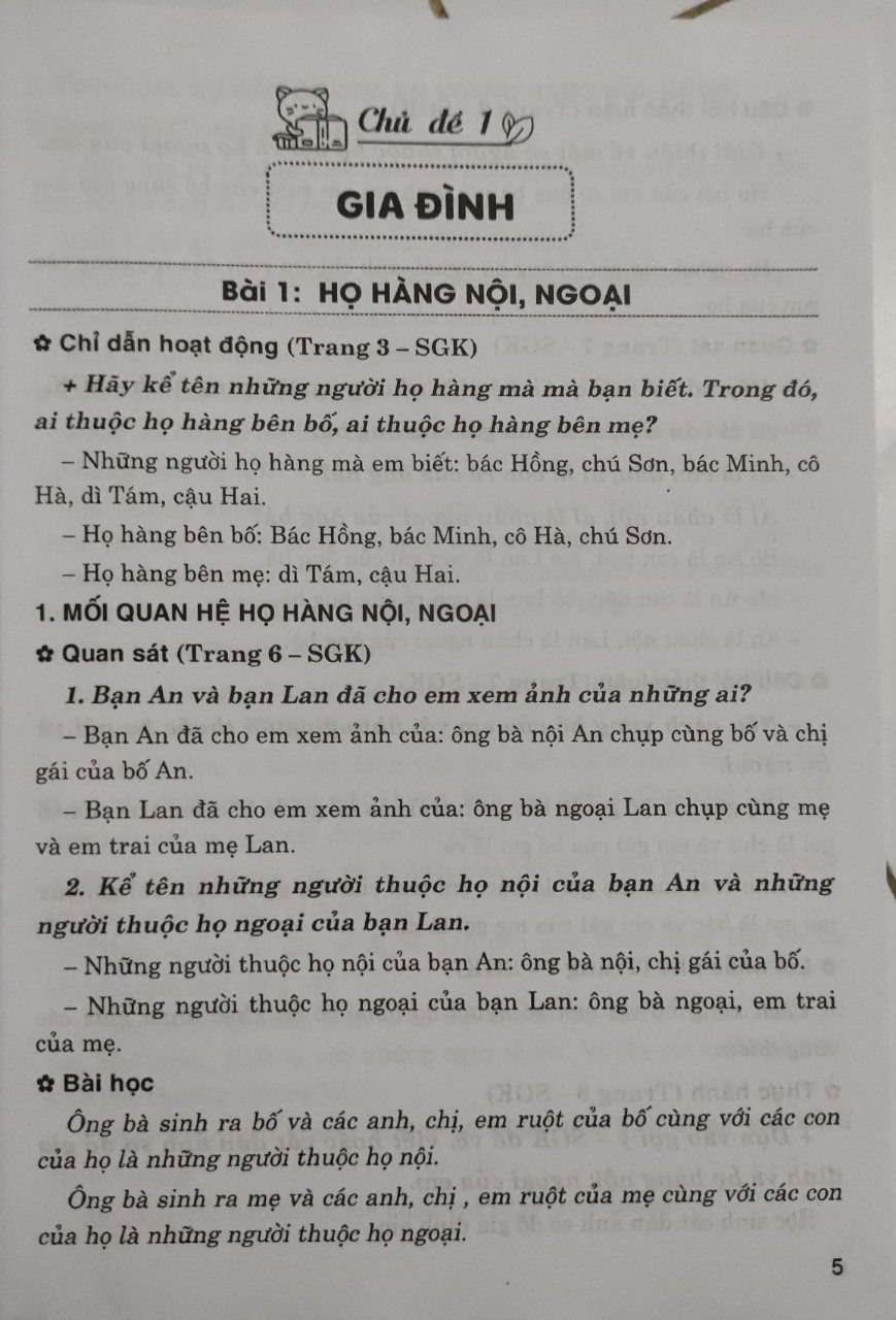 Sách Để học tốt tự nhiên xã hội lớp 3 ( Dùng kèm SGK Cánh diều)