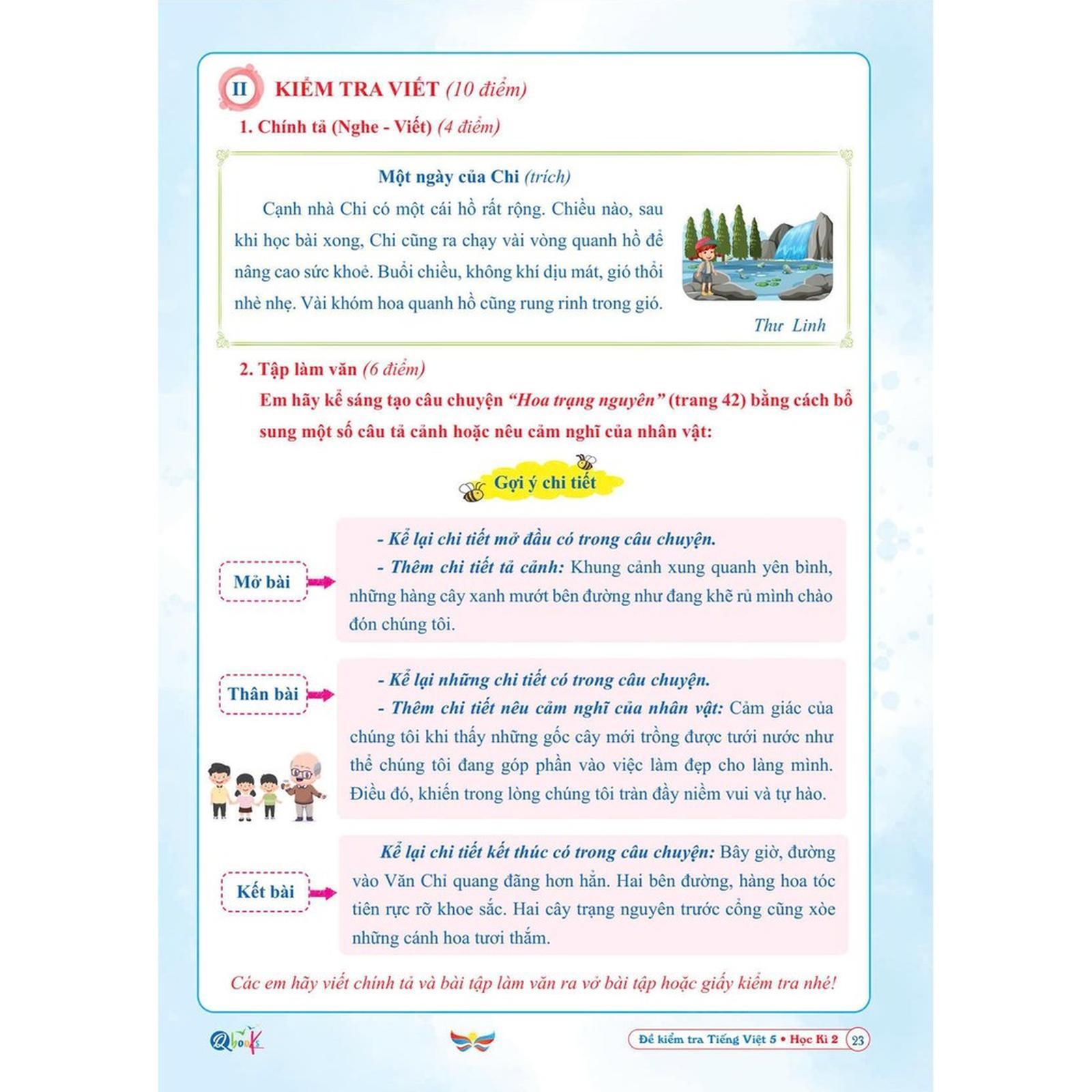 Đề kiểm tra TIẾNG VIỆT 5 Học kì 2 - Cánh Diều - Bản Quyền
