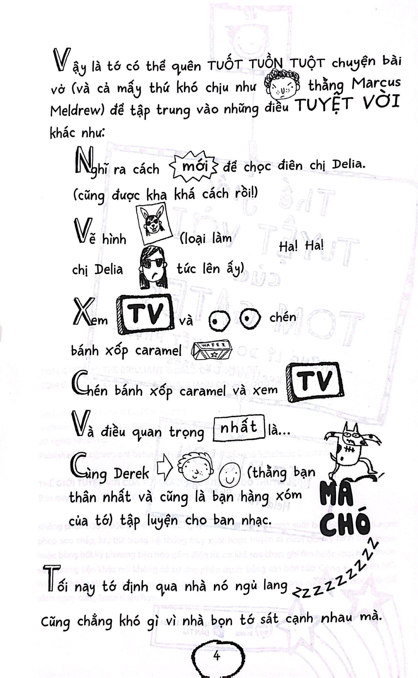 Sách - Thế Giới Tuyệt Vời Của Tom Gates - Những Lý Do Thuyết Phục - Excellent Excuses