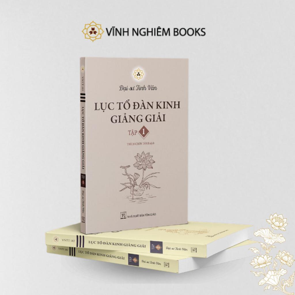Sách - Hộp Sách Lục Tổ Đàn Kinh Giảng Giải - Đại Sư Tinh Vân - Vĩnh Nghiêm Books