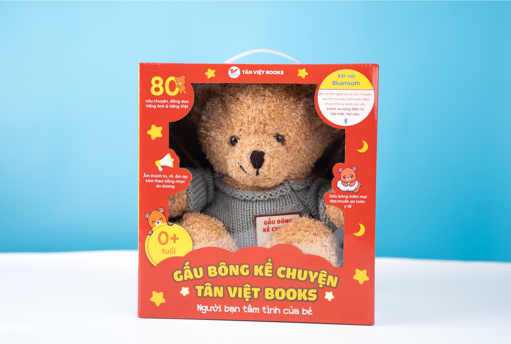 Gấu Bông Kể Chuyện Song Ngữ Anh Việt - Người Bạn Tâm Tình Của Bé (Kết Nối Được Bluetooth) (TV)