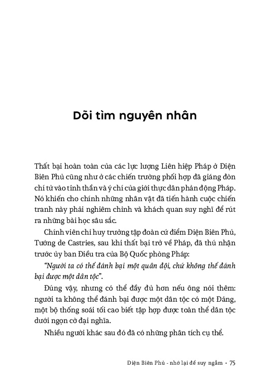 Điện Biên Phủ - Nhớ Lại Để Suy Ngẫm - TRE