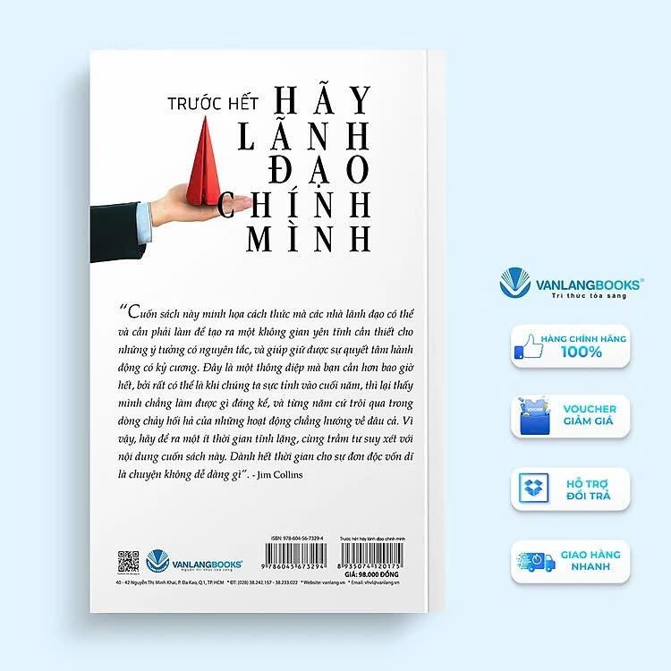 Sách - Trước Hết Hãy Lãnh Đạo Chính Mình - Michael Erwin & Raymond Kethledge - VanLangBooks