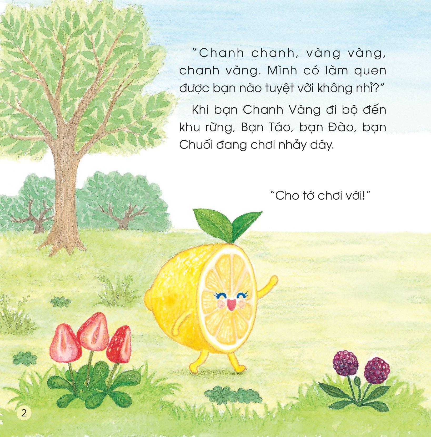 Sách Ehon - Sức Mạnh Của Những Người Bạn Trái Cây - Hiệp Sĩ Chanh Đánh Bay Mùi Hôi