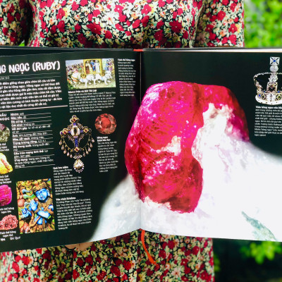 Combo sách Đ.á quý và khoáng sản, Bảng tuần hoàn hóa học - Tổng hợp kiến thức bách khoa cho mọi lứa tuổi - Hiệu sách Genbook, Bìa cứng in màu