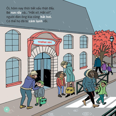 Sách - Hắt Xì - Hắt Xì - Sao Con Bị Cảm - 100 Kỹ Năng Cho Bé Từ 3 Tuổi - Truyện Tranh Thiếu Nhi - Bayard Việt Nam