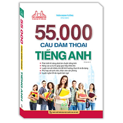 Sách - 55000 câu đàm thoại Tiếng Anh (tái bản) #huongbook