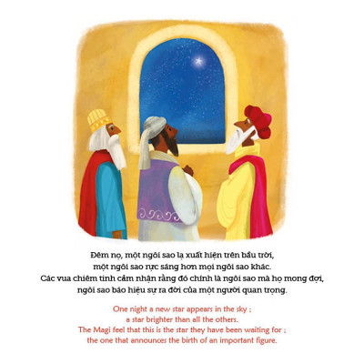 Sách - Ba Vua Chiêm Tinh - Truyện Tranh Kinh Thánh Song Ngữ Việt Anh - Bayard Việt Nam