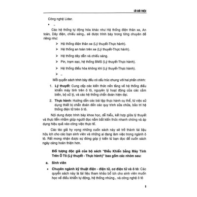 Sách - Chuẩn Đoán, Sửa Chữa, Bảo Trì, Hệ Thống Điều Khiển Bằng Máy Tính Trên Ô Tô ( Lý Thuyết, Thực Hành) - STK