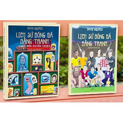 Combo Trọn bộ Lịch sử bóng đá bằng tranh - 2 cuốn