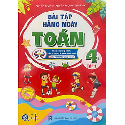 Bài tập hằng ngày Toán 4 tập 1 - Theo chương trình sách giáo khoa mới nhất