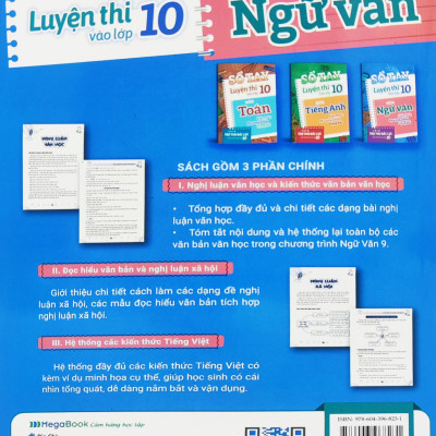 Sổ Tay Luyện Thi Vào Lớp 10 Môn Ngữ Văn