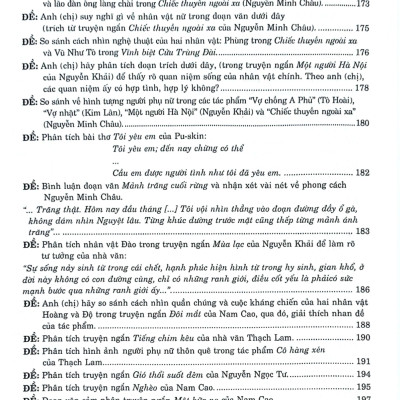 Cảm Nhận, Phân Tích Tác Phẩm Văn Học Ngoài Sách Giáo Khoa Ngữ Văn THPT - Tác Phẩm Thơ & Truyện (Dùng Chung Cho Các Bộ SGK Hiện Hành) - HA 