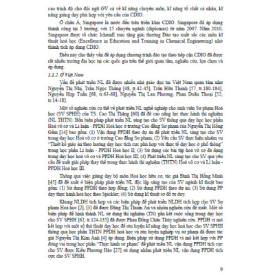 Sách - Phát triển năng lực thực hành thí nghiệm cho sinh viên sư phạm hóa học theo tiếp cận cdio (HA)