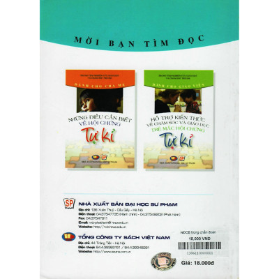 Những Điều Cần Biết Trong Chuẩn Đoán Đánh Giá Về Hội Chứng Tự Kỷ (Dành Cho Cán Bộ Y Tế)