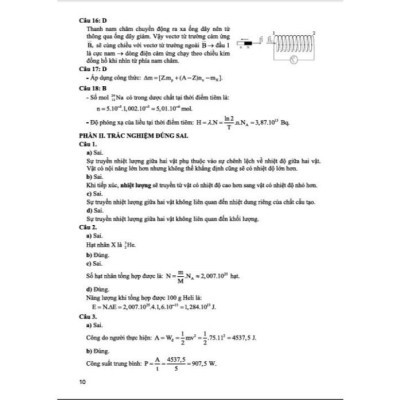 Bộ đề ôn tập thi tốt nghiệp THPT môn vật lí (thích hợp dùng cho các kì thi đánh giá năng lực) - HA