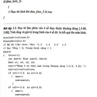 Bài tập lập trình với ngôn ngữ C++ từ cơ bản đến nâng cao tập 1