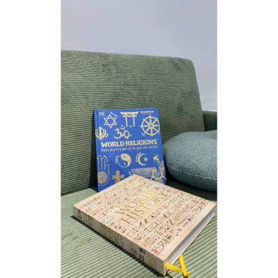 Bộ Sách 7 Quyển Bách Khoa Toàn Thư DK - Khám Phá Kho Tàng Tri Thức Vạn Vật và Tôn Giáo