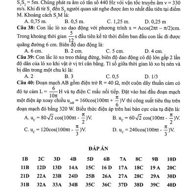 30  Bộ Đề Trắc Nghiệm Luyện Thi THPTQG 2019 - Khoa Học Tự Nhiên (Vật Lí - Hóa Học - Sinh Học)