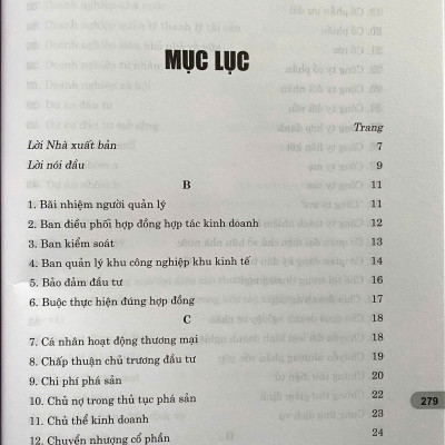Thuật Ngữ Pháp Lý Trong Lĩnh Vực Thương Mại và Đầu Tư