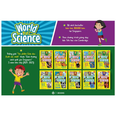 Sách - World Of Science - Làm Bạn Với Khoa Học - Chọn Lẻ 10 Chủ Đề - Zenbooks