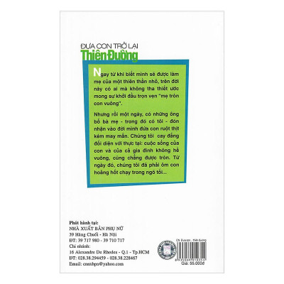 Sách - Đưa Con Trở Lại Thiên Đường - NXB Phụ Nữ