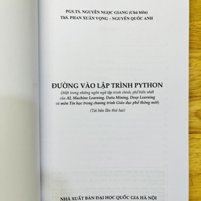 Đường Vào Lập Trình Python