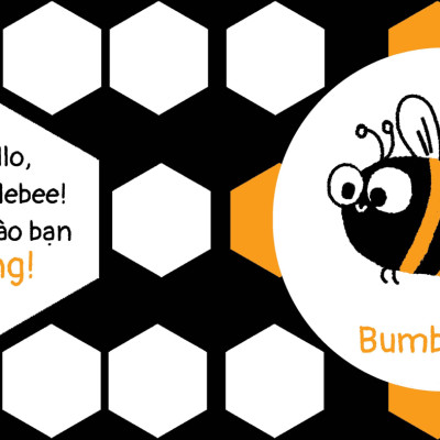 Sách Ehon Black And White Books - Xin Chào Các Bạn Sinh Vật Bé Nhỏ