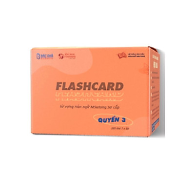 Sách - Thẻ học từ vựng Flashcard tiếng Trung cho bộ giáo trình Msutong Sơ cấp quyển 3 - nhiều tác giả - NHÀ XUẤT BẢN Đại học Quốc Gia Hà Nội - Bác Nhã