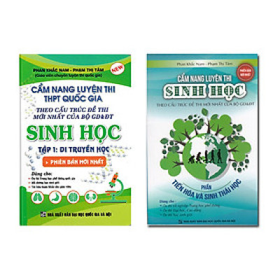 Combo Cẩm Nang Luyện Thi THPT Quốc Gia Sinh Học 