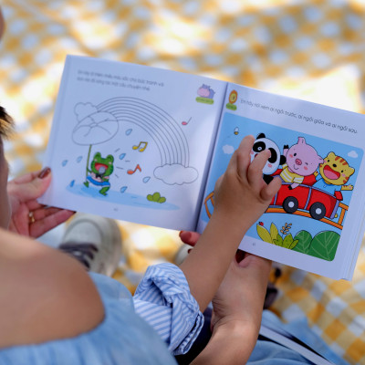 Sách cho bé - Hỏi Đáp Thông Minh - Rèn Luyện Não Trái Não Phải - Tập 2 - Sách tương tác - Dành cho trẻ từ 3+