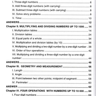 Toán 3 - Mathematics 3 (Song Ngữ Anh Việt)  - HA