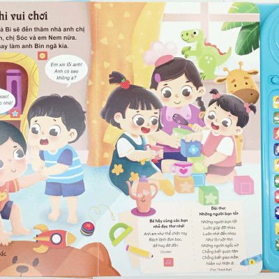Sách Tương Tác - Sách Âm Thanh - Bé Học Nói