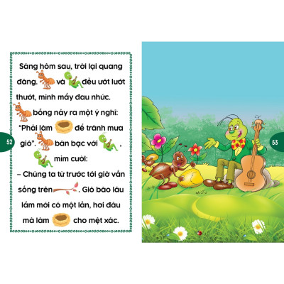 Combo 2 Quyển Phát Triển Tư Duy Và Ngôn Ngữ Cho Bé - Truyện Đọc Bằng Hình Ảnh - Truyện Ngụ Ngôn Thế giới đặc sắc - (VT)