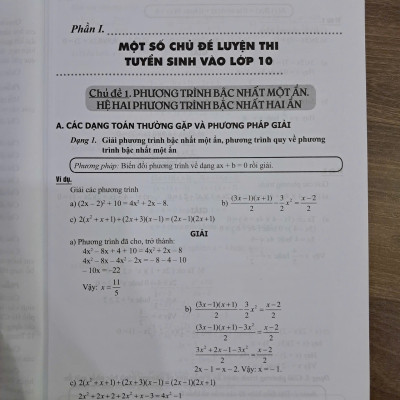 Sách - Luyện Thi Tuyển Sinh Vào Lớp 10 Môn Toán