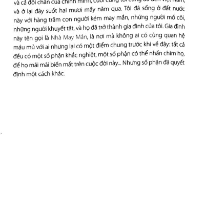 Nhà May Mắn - Một Tương Lai Cho Những Người Thiếu May Mắn