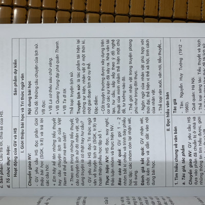 Kế hoạch bài dạy ngữ văn 8 tập 1( bộ sách kết nối tri thức)