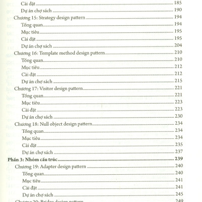 Làm Chủ Các Mẫu Thiết Kế Kinh Điển Trong Lập Trình - Mastering Design Patterns