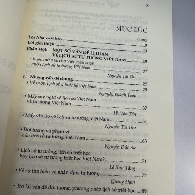 (Tái bản 2024) LỊCH SỬ TƯ TƯỞNG VIỆT NAM VÀ PHẬT GIÁO TRONG LỊCH SỬ TƯ TƯỞNG VIỆT NAM -NXB ĐH Sư Phạm