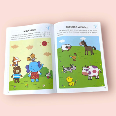 Sách cho bé - Phát Triển IQ - Rèn Luyện Tư Duy Não Bộ - Khả Năng Quan Sát Và Ghi Nhớ - Dành cho trẻ 2-4 tuổi
